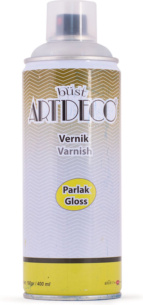 Artdeco glanzende spuitlak | 400 ml | Helder | Veelzijdig gebruik | Sneldrogend | Ideaal voor binnen- en buitenprojecten